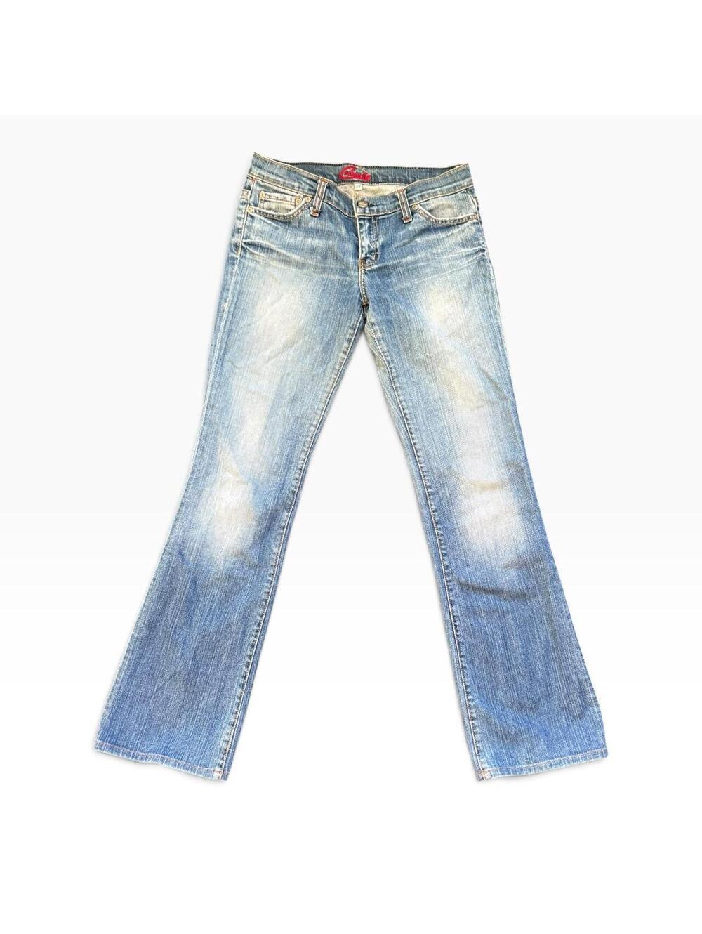 Y2K low rise flare jeans